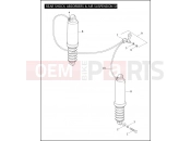 Harley-Davidson 2006 POLICE ROAD KING POLICE ESCORT  - FLHPEI REAR SHOCK ABSORBERS & AIR SUSPENSION SYSTEM