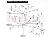 Harley-Davidson 2006 POLICE ROAD KING POLICE ESCORT  - FLHPEI WIRING HARNESS, MAIN - FLHTPI