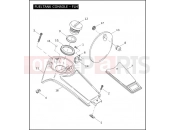 Harley-Davidson 2006 POLICE ROAD KING POLICE  - FLHPI FUEL TANK CONSOLE - FLHTPI