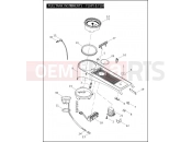Harley-Davidson 2006 POLICE ROAD KING POLICE  - FLHPI FUEL TANK INSTRUMENTS - FLHPI & FLHPEI