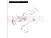 Harley-Davidson 2006 POLICE ROAD KING POLICE  - FLHPI TACHOMETER & BRACKET - FLHPI & FLHPEI