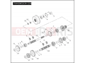 Harley-Davidson 2006 POLICE ROAD KING POLICE  - FLHPI TRANSMISSION GEARS