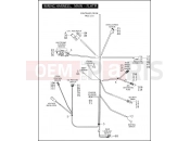 Harley-Davidson 2006 POLICE ROAD KING POLICE  - FLHPI WIRING HARNESS, MAIN - FLHPI & FLHPEI (CONTINUED)