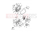 YAMAHA TT-R 250 TT250R (4GY1) 1993 Crankcase cover 1