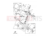 YAMAHA TT-R 250 TT250R (4GY1) 1993 Steering