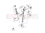 YAMAHA TT-R 250 TT250R (4GY1) 1993 Rear mastic cylinder