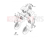 YAMAHA TZR 250 TZR250RS (3XV9) 1993 Front brake Kiya Lipa