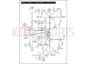 Harley-Davidson 2006 TOURING ROAD GLIDE  - FLTRI WIRING HARNESS, INTERCONNECT - FLHT & FLHX