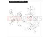 HARLEY-DAVIDSON VRSCA V-ROD  - VRSCA 105 ENGINE MOUNTS & STABILIZER LINK