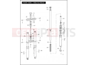 HARLEY-DAVIDSON VRSCA V-ROD  - VRSCA 105 FRONT FORK - VRSCA & VRSCD