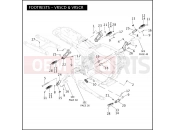 HARLEY-DAVIDSON VRSCD NIGHT ROD  - VRSCD FOOTRESTS - VRSCD & VRSCR