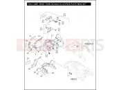 HARLEY-DAVIDSON VRSCD NIGHT ROD  - VRSCD TAIL LAMP, REAR TURN SIGNALS, & LICENSE PLATE BRACKET