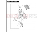 HARLEY-DAVIDSON VRSCD NIGHT ROD  - VRSCD 105 REAR BRAKE CALIPER