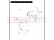 Harley-Davidson 2005 CVO/CUSTOM CVO ELECTRA GLIDE  - FLHTCSE2 PASSING LAMPS & FRONT TURN SIGNALS