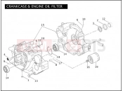 Harley-Davidson 2005 CVO/CUSTOM CVO FAT BOY  - FLSTFSE CRANKCASE & ENGINE OIL FILTER