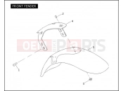 HARLEY-DAVIDSON CVO V-ROD  - VRSCSE FRONT FENDER