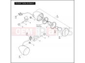 HARLEY-DAVIDSON CVO V-ROD  - VRSCSE FRONT TURN SIGNALS