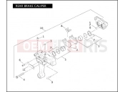 HARLEY-DAVIDSON CVO V-ROD  - VRSCSE REAR BRAKE CALIPER