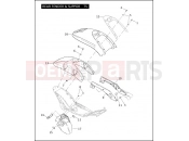 HARLEY-DAVIDSON CVO V-ROD  - VRSCSE REAR FENDER & SUPPORTS
