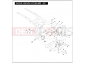 HARLEY-DAVIDSON DYNA SUPER GLIDE  - FXDI ENGINE MOUNTS & STABILIZER LINK