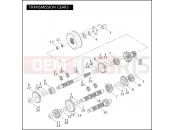 HARLEY-DAVIDSON DYNA SUPER GLIDE  - FXDI TRANSMISSION GEARS