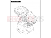 Harley-Davidson 2005 DYNA DYNA WIDE GLIDE  - FXDWG ENGINE ASSEMBLY - TWIN CAM 88â¢