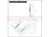 HARLEY-DAVIDSON DYNA WIDE GLIDE  - FXDWGI SHOCK ABSORBERS - HYDRAULIC