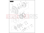 Harley-Davidson 2005 POLICE ROAD KING POLICE  - FLHPI CLUTCH
