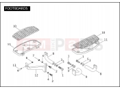Harley-Davidson 2005 POLICE ROAD KING POLICE  - FLHPI FOOTBOARDS