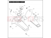 Harley-Davidson 2005 POLICE ROAD KING POLICE  - FLHPI FUEL TANK CONSOLE - FLHTPI