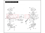 Harley-Davidson 2005 POLICE ROAD KING POLICE  - FLHPI HANDLEBAR SWITCHES