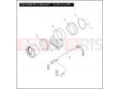 Harley-Davidson 2005 POLICE ROAD KING POLICE  - FLHPI TACHOMETER & BRACKET - FLHPI & FLHPEI