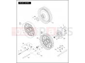 Harley-Davidson 2005 SOFTAIL HERITAGE SOFTAIL CLASSIC  - FLSTCI FRONT WHEEL (1 OF 2)