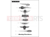 HARLEY-DAVIDSON SOFTAIL DEUCE  - FXSTDI FUEL TANK TRIM