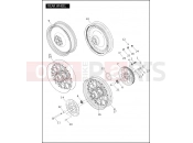 HARLEY-DAVIDSON SOFTAIL DEUCE  - FXSTDI REAR WHEEL