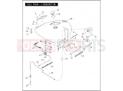 Harley-Davidson 2005 SOFTAIL SPRINGER SOFTAIL  - FXSTS FUEL TANK - CARBURETOR