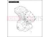 Harley-Davidson 2005 TOURING ROAD KING CUSTOM  - FLHRS ENGINE ASSEMBLY - TWIN CAM 88â¢