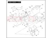 Harley-Davidson 2005 TOURING ROAD KING CUSTOM  - FLHRSI INNER FAIRING - FLTRI