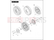 Harley-Davidson 2005 TOURING ELECTRA GLIDE STANDARD  - FLHT REAR WHEEL
