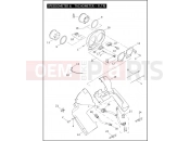 Harley-Davidson 2005 TOURING ELECTRA GLIDE STANDARD  - FLHT SPEEDOMETER & TACHOMETER - FLTRI