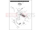 Harley-Davidson 2005 TOURING ELECTRA GLIDE CLASSIC  - FLHTCI FUEL TANK INSTRUMENTS - FLHR, FLHRI, FLHRCI MODELS
