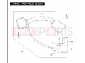 Harley-Davidson 2005 TOURING ELECTRA GLIDE STANDARD  - FLHTI HARNESS, BANK ANGLE SENSOR