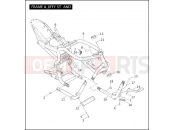 HARLEY-DAVIDSON VRSCA V-ROD  - VRSCA FRAME & JIFFY STAND
