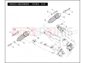 HARLEY-DAVIDSON VRSCA V-ROD  - VRSCA SHOCK ABSORBERS - HYDRAULIC