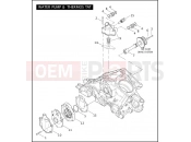 HARLEY-DAVIDSON VRSCA V-ROD 98  - VRSCA 98 WATER PUMP & THERMOSTAT