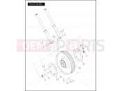 HARLEY-DAVIDSON VRSCB V-ROD  - VRSCB FRONT WHEEL