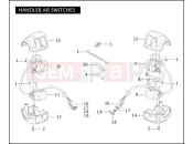 HARLEY-DAVIDSON VRSCB V-ROD  - VRSCB HANDLEBAR SWITCHES