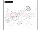 HARLEY-DAVIDSON VRSCB V-ROD  - VRSCB REAR WHEEL