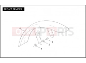 HARLEY-DAVIDSON CVO SOFTAIL DEUCE  - FXSTDSE2 FRONT FENDER