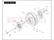 HARLEY-DAVIDSON CVO SOFTAIL DEUCE  - FXSTDSE2 FRONT WHEEL